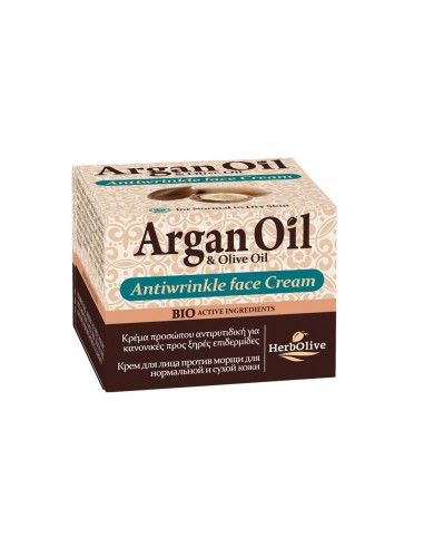 ARGAN OIL Face Cream “Κρέμα προσώπου αντιρυτιδική για κανονικές – ξηρές επιδερμίδες” 50ml